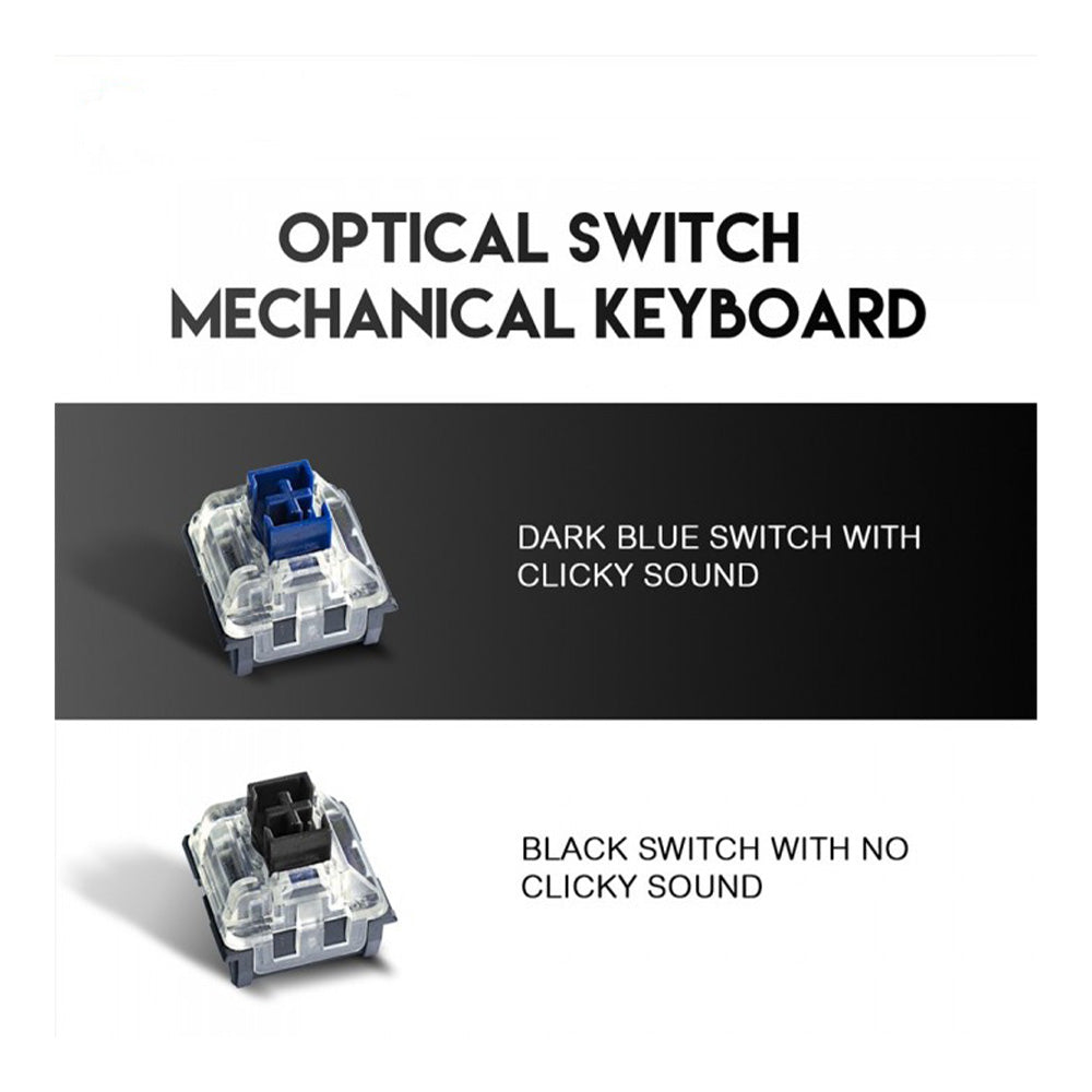 Fantech MK872RGB OPTILITE RGB Optical Switch Mechanical Keyboard | OPTILITE MK872
