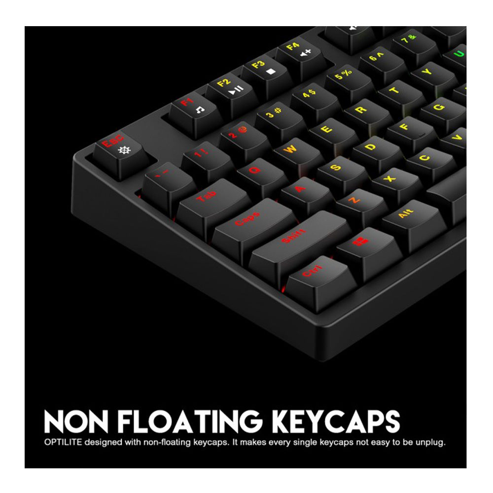 Fantech MK872RGB OPTILITE RGB Optical Switch Mechanical Keyboard | OPTILITE MK872