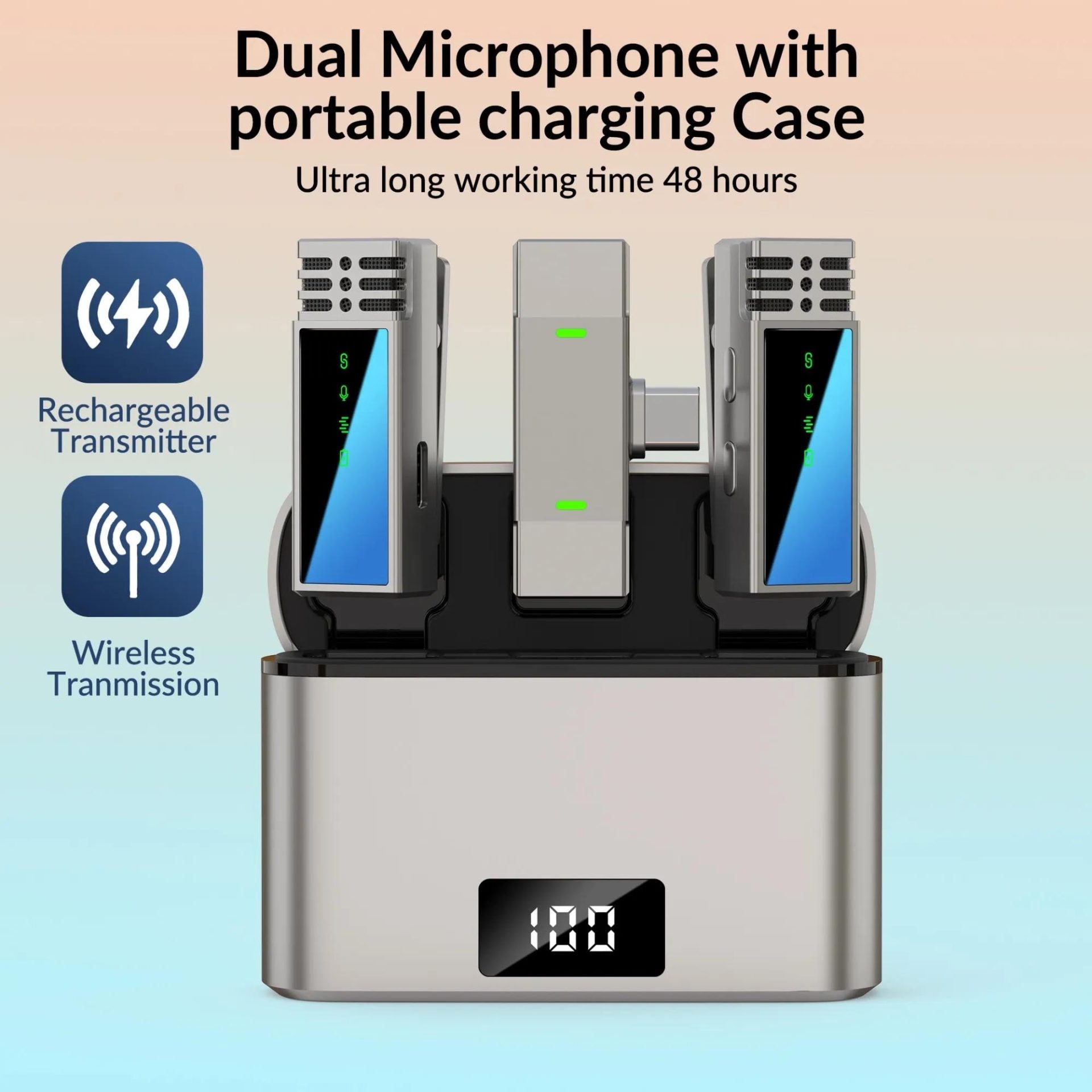 Jmary MW-15 - Wireless Microphone Double Type-C
