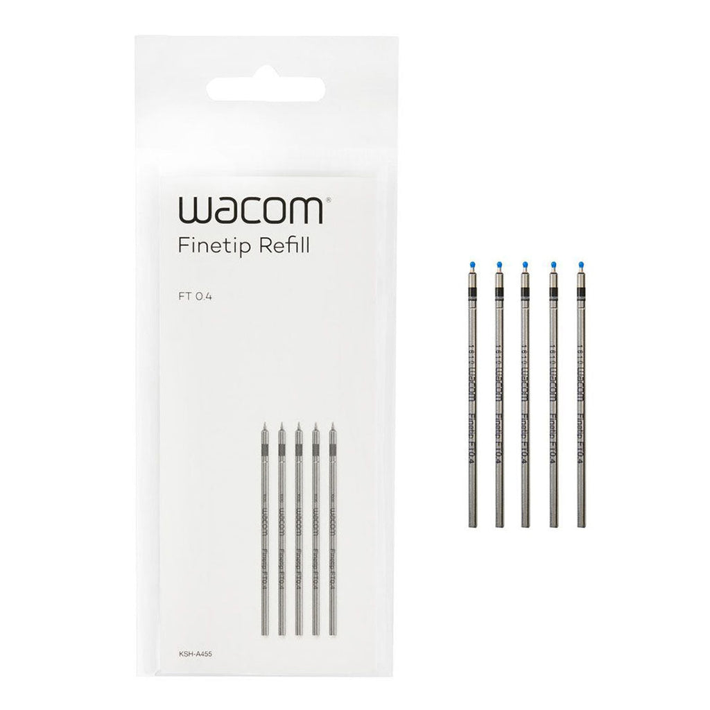 Wacom ACK22208 Finetip 0.4 mm Pen Refills (5-Pack)