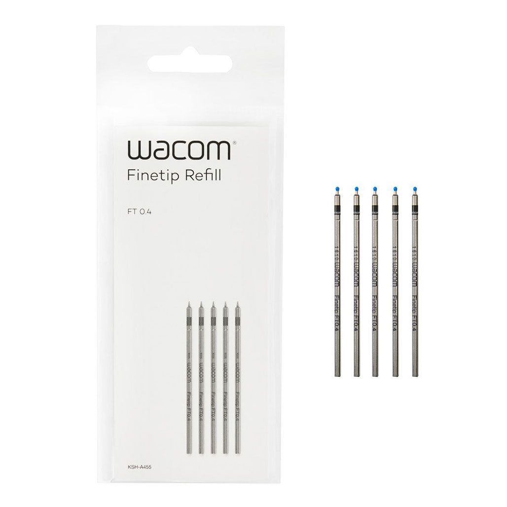 Wacom ACK22208 Finetip 0.4 mm Pen Refills (5-Pack)
