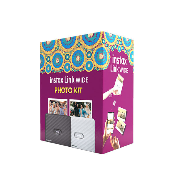 Fujifilm Instax Wide Link White - Smartphone Printer Photo Kit