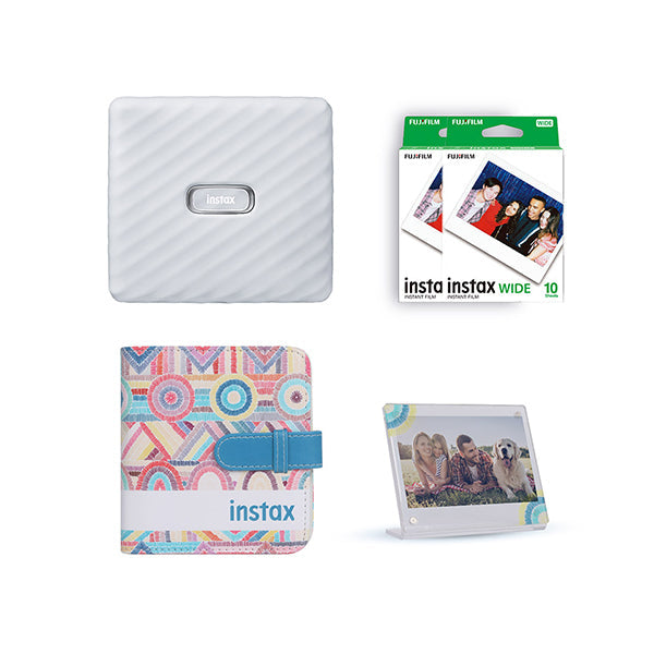 Fujifilm Instax Wide Link White - Smartphone Printer Photo Kit