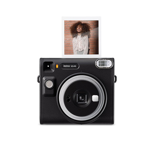 FUJIFILM INSTAX SQUARE SQ40 Instant Film Camera (Black)