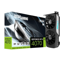 Zotac Graphic Gaming Geforce 12Gb Gddr6X RTX4070 twin Edge OC ZT-D40700E-10M