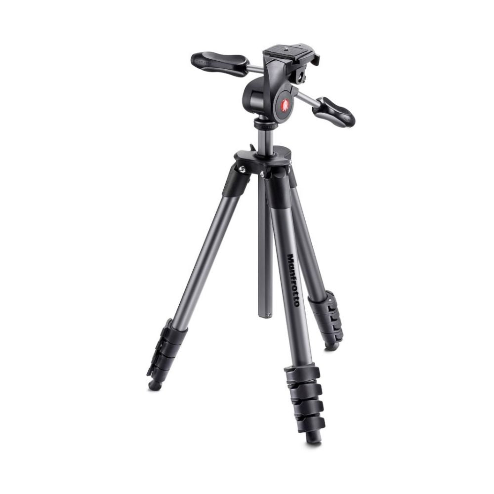 Manfrotto MK290DUA3-3 290 Dual Aluminum Tripod with 3-Way Pan/Tilt Head