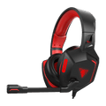 Jedel Headset GH233 3.5, USB WIRED BLACK/RED LIGHT Gaming