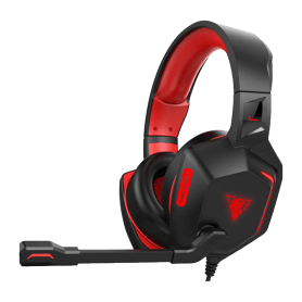 Jedel Headset GH233 3.5, USB WIRED BLACK/RED LIGHT Gaming