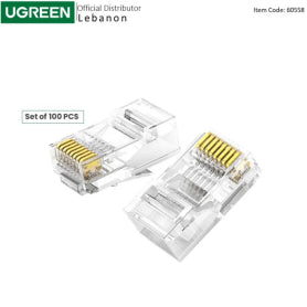 Cat6 RJ45 Unshielded Ethernet Connector, Set 100pcs Cat6 Shielded Crystal Head RJ45 - NW120 60558