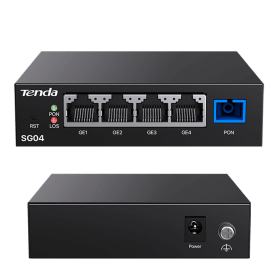 Tenda Router SG04 UPC XPON ONT 4 GE Ethernet ports Gigabit