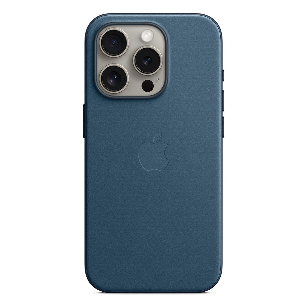 iPhone 15 FineWoven Case with MagSafe - Pacific Blue