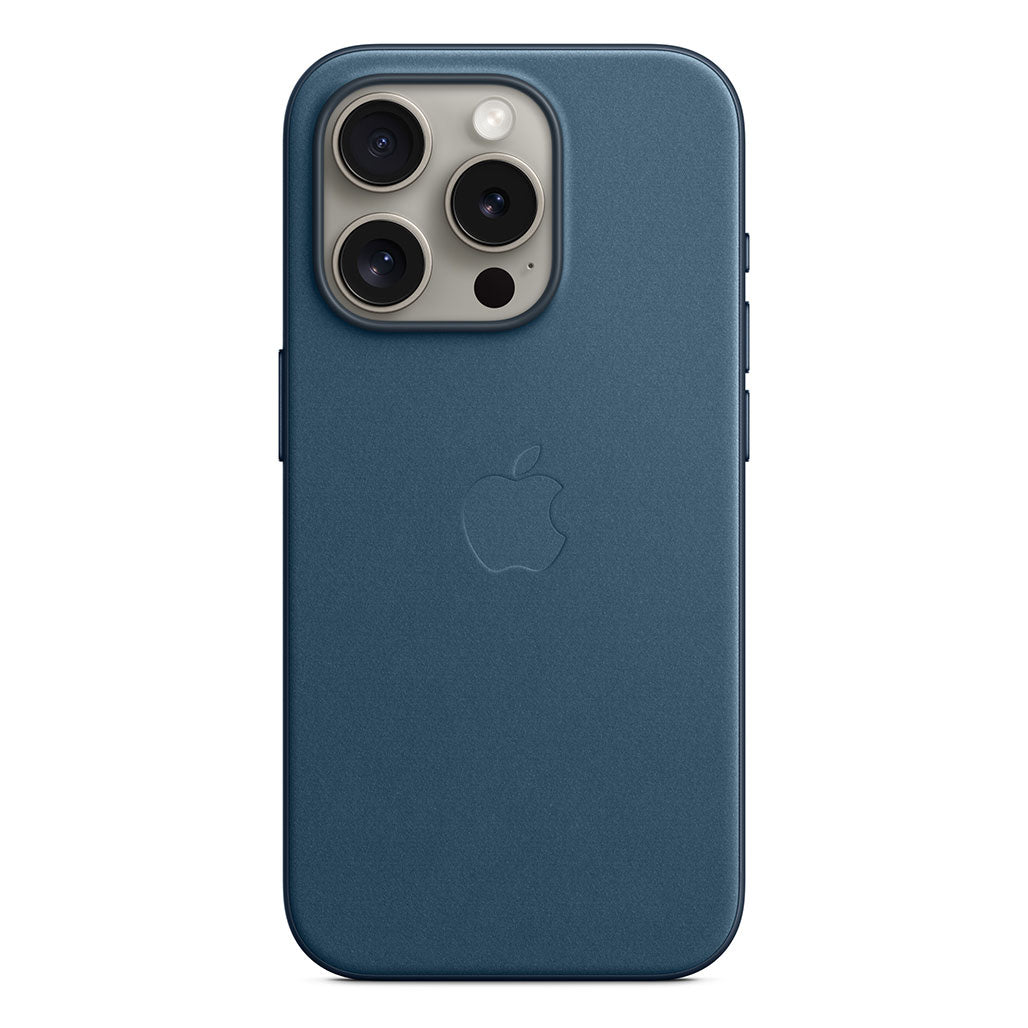 iPhone 15 FineWoven Case with MagSafe - Pacific Blue