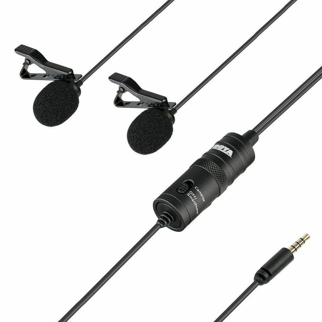Boya Dual Omni-Directioanl lavalier mic