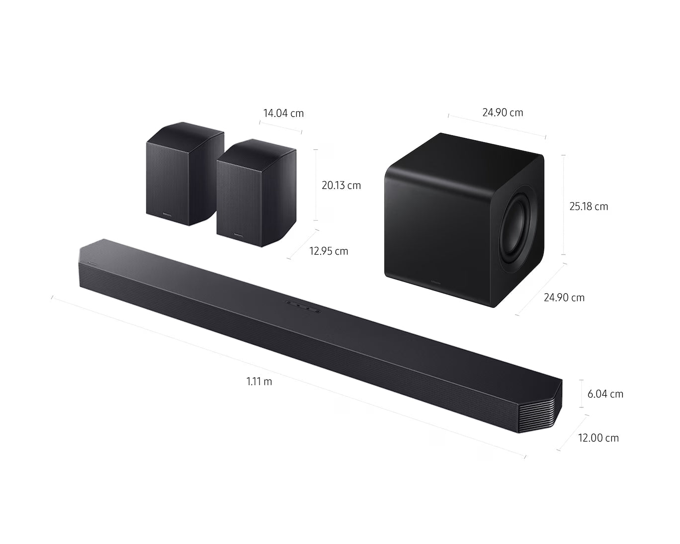 Samsung Q930F Q-series Soundbar HW-Q930F 9.1.4 ch Subwoofer & Rear Speaker (2025)/Q930F