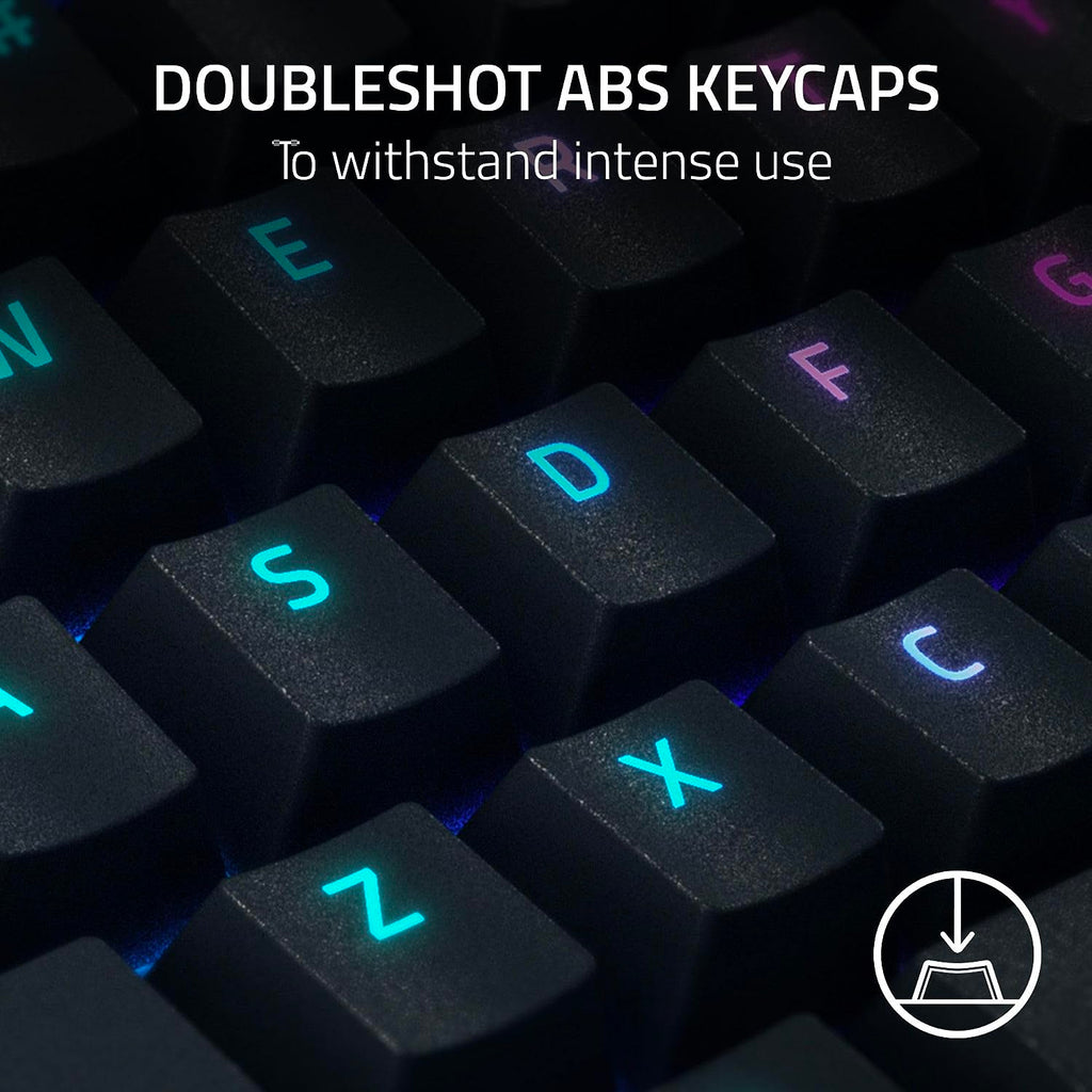 Razer BlackWidow V4 X - Mechanical Gaming Keyboard: Green Switches Tactile & Clicky