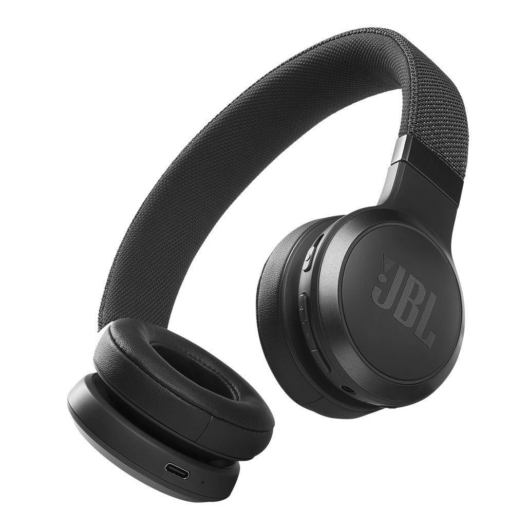 JBL Live 460NC Noise-Canceling Wireless On-Ear Headphones (Black)