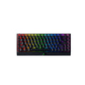 Razer-BlackWidow V3 Mini Hyperspeed Phantom Edition 65% Wireless Mechanical Green Clicky Tactile Switch Gaming Keyboard - Black