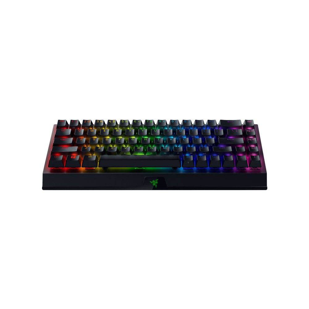 Razer-BlackWidow V3 Mini Hyperspeed Phantom Edition 65% Wireless Mechanical Yellow Linear Switch Gaming Keyboard - Black