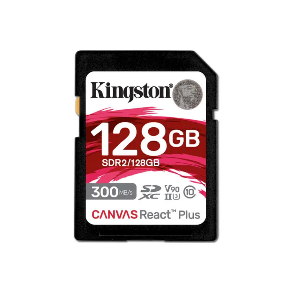 Kingston Sd Card 128GB Canvas React Plus UHS-II