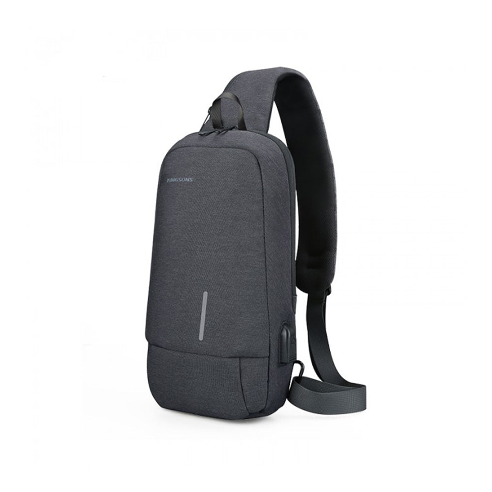 Kingsons Multifunctional Chest Bag Dark Gray | KS3173W