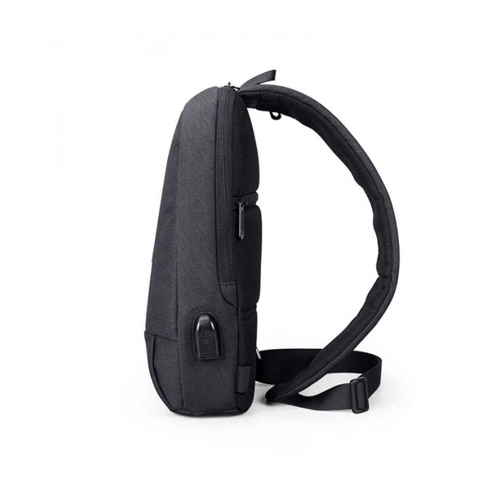 Kingsons Multifunctional Chest Bag Dark Gray | KS3173W