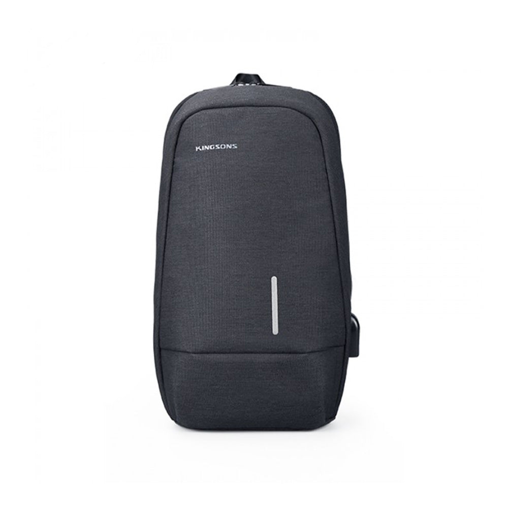 Kingsons Multifunctional Chest Bag Dark Gray | KS3173W