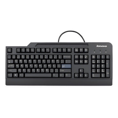 Lenovo AZERTY French USB PC Wired Keyboard KU-0225 - Black