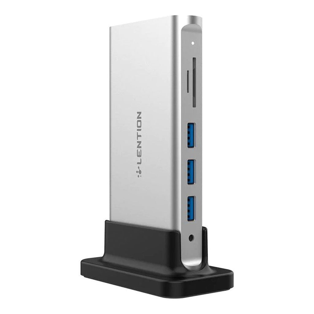 Lention 10-in-1 Long Cable USB-C Docking Station (CB-D55)