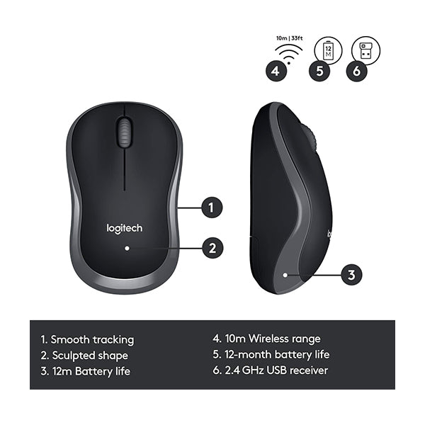 Logitech MK330 Wireless Keyboard and Mouse Combo - 920-003983