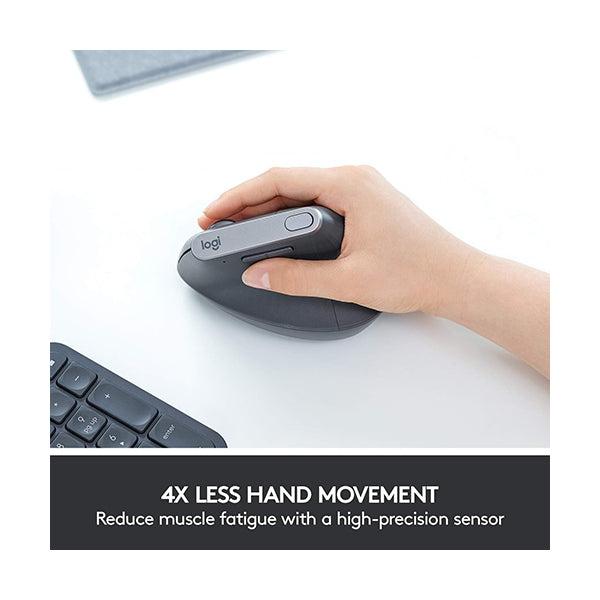 Logitech Wireless Mouse MX Vertical Advanced Ergonomic Mouse - 910-005447