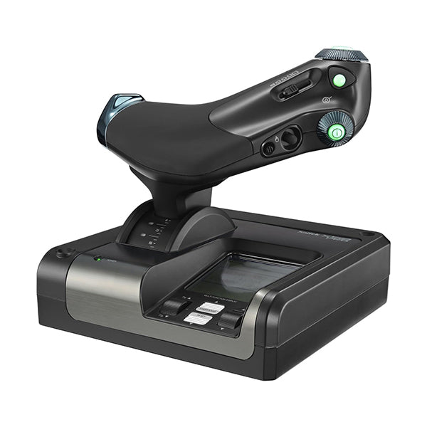 Logitech X52 Professional H.O.T.A.S. Part-Metal Throttle and Stick Simulation Controller - 945-000022