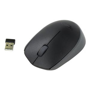 Logitech M170 Wireless Mouse (Black)