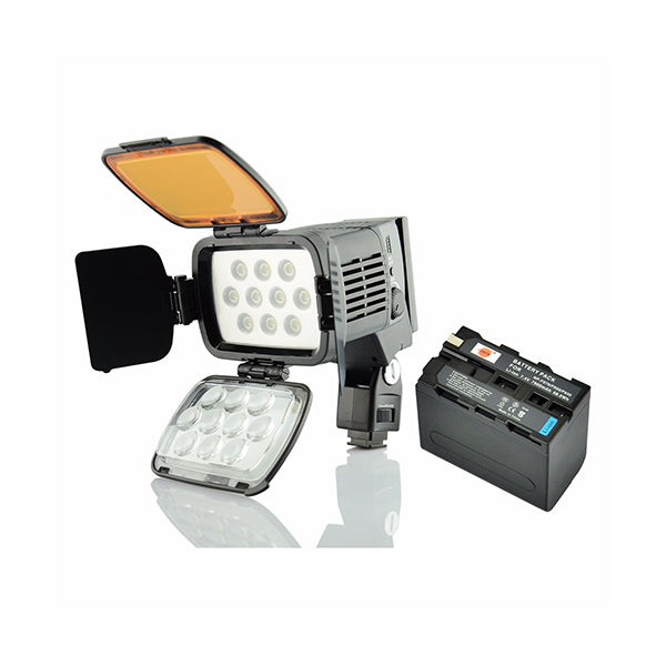Video Light 10 LED Lamp Rechargeable for Sony Camera DV Camcorder - VL001A1