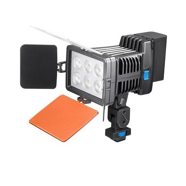 Video Light 6 LED Lamp Rechargeable for Sony Camera DV Camcorder - VL006