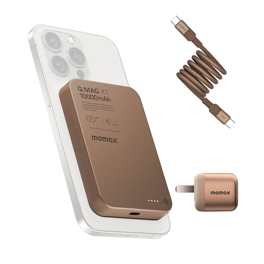 Momax Charger Ensemble 10 000mAh Magnetic Battery Pack