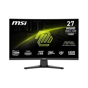 MSI MAG 275CQF E18 27" 180Hz Curved WQHD Gaming Monitor