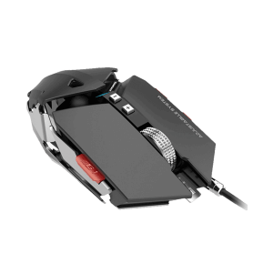 Gamemax Mouse + Mousepad Mg7 2 In 1 Wired 3200DPI 6 Buttons RGB Black