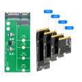 Board-x Expansion Card Hard Disk Reader M2 SSD to SATA Adapter for 2230-228
