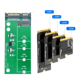 Board-x Expansion Card Hard Disk Reader M2 SSD to SATA Adapter for 2230-228