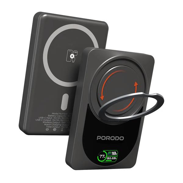 Porodo 10000mAh Qi2 Wireless Power Bank