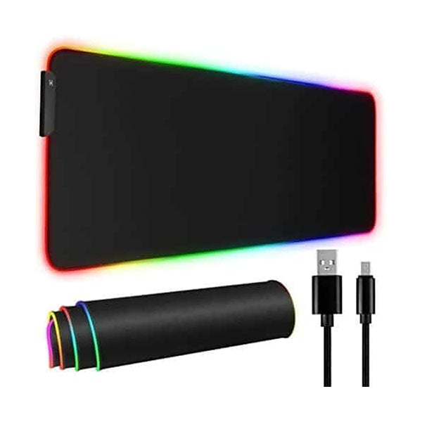 Porodo PDX111-BK Gaming RGB Mousepad