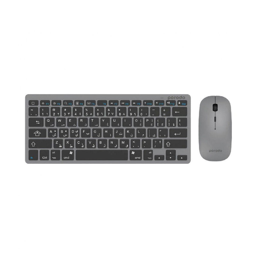 Porodo Wireless Portable Keyboard with Mouse EN/AR