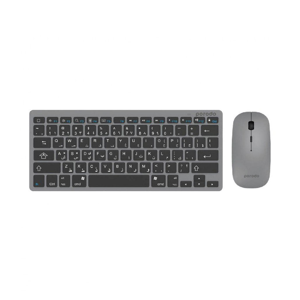 Porodo Wireless Portable Keyboard with Mouse EN/AR