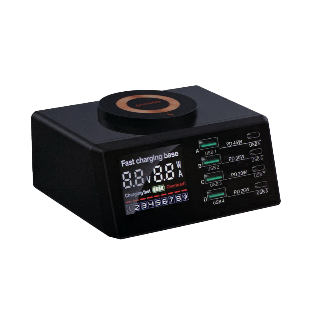 Porodo Magsafe 15W & Multi-Port Charging Hub PD45W
