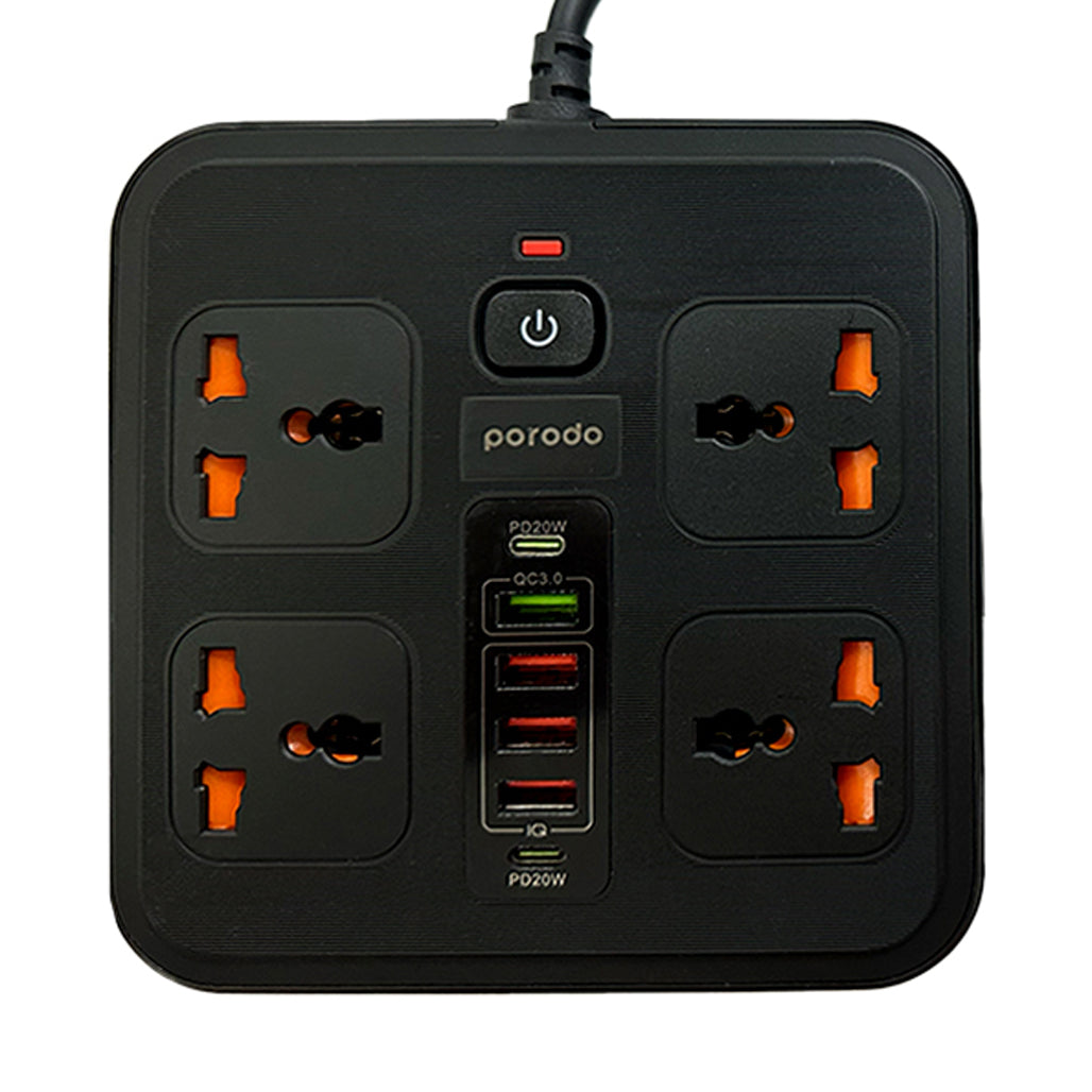 Porodo Multi-Port Super Hub - PD-FWCH021-BK