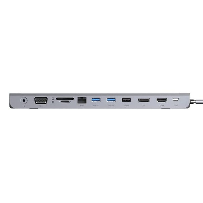 Powerology USB-C Hub 11 in 1 Multi-Port Adapter