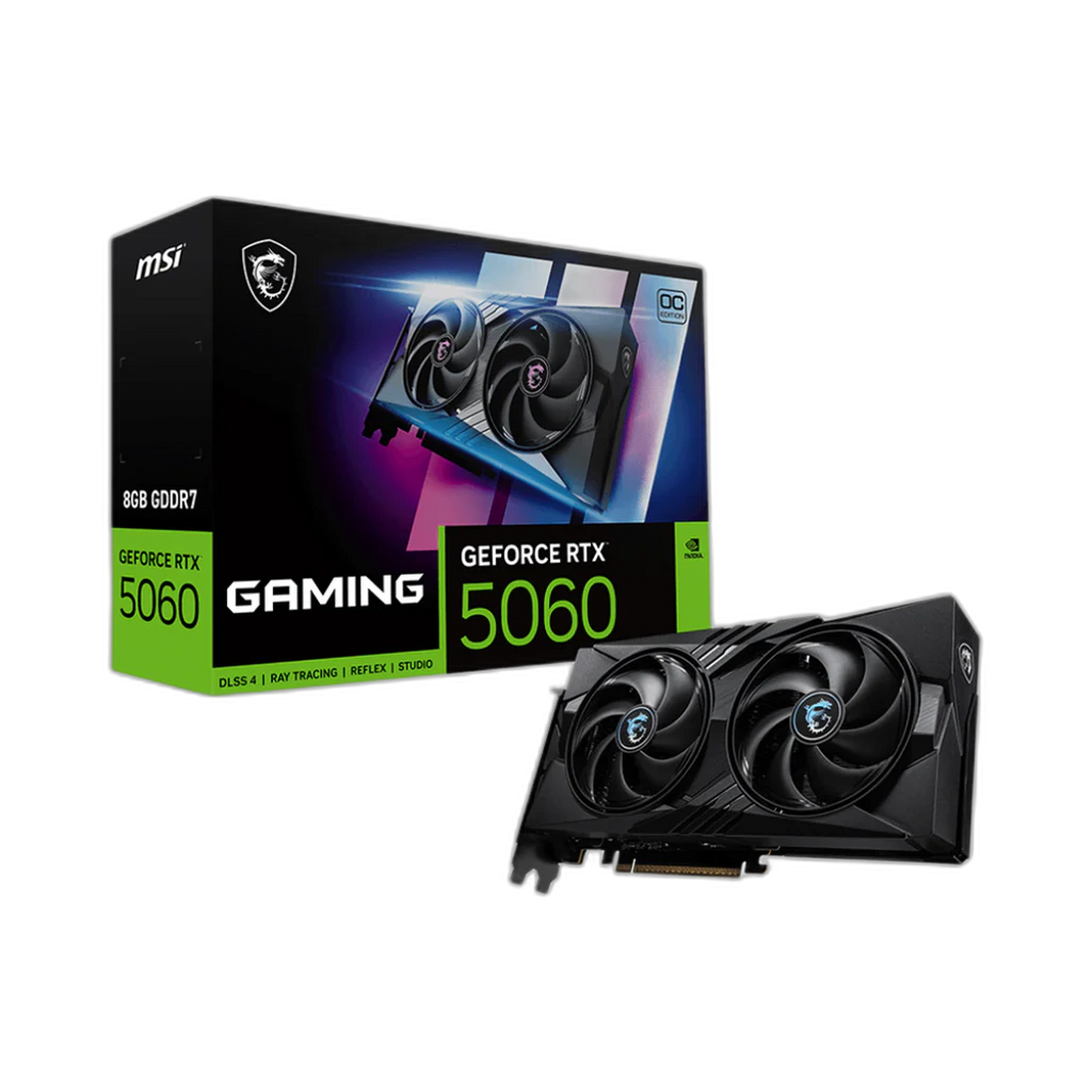 MSI GeForce RTX 5060 GAMING OC 8GB GDDR7