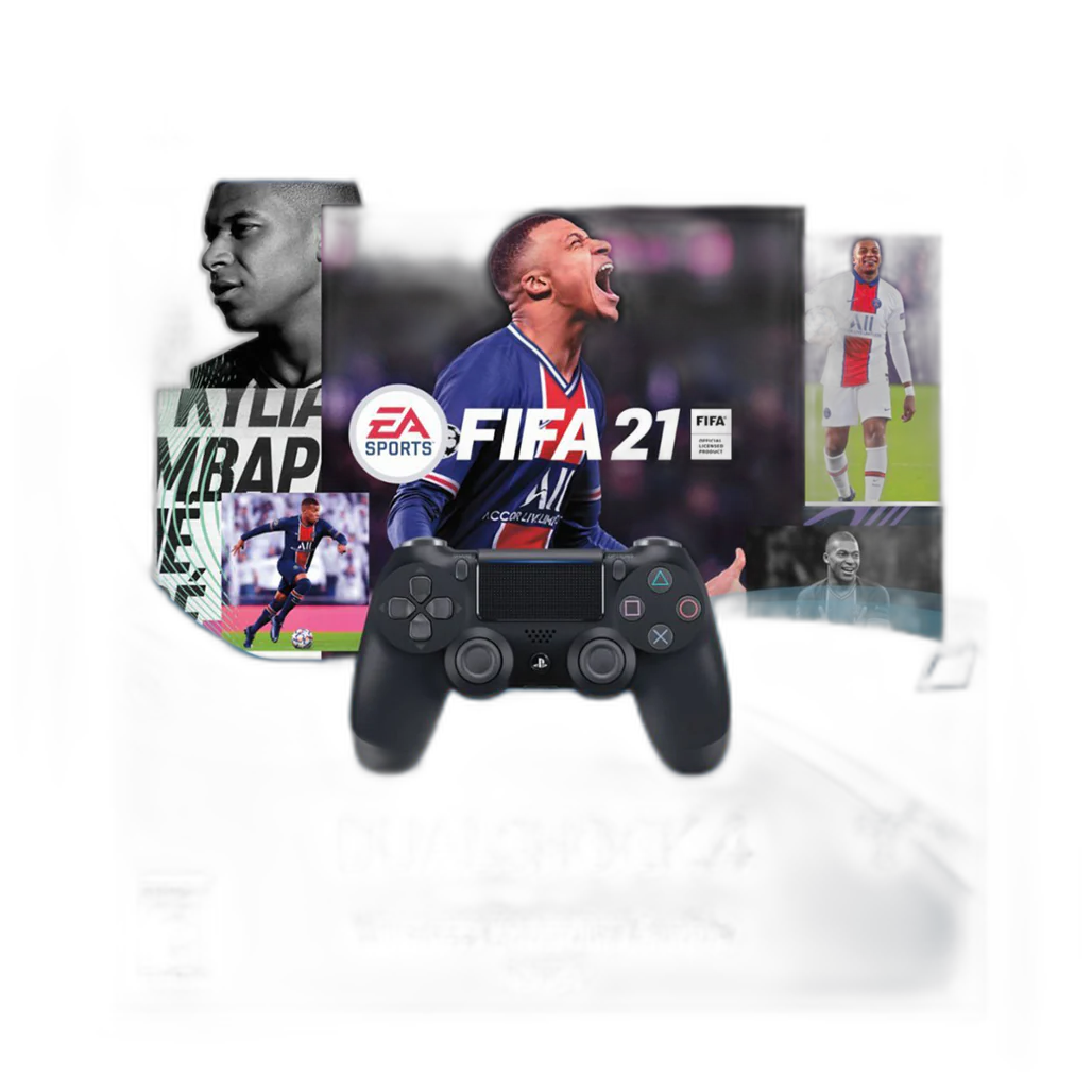 ony DualShock 4 Controller Bundle with EA Sports FIFA 21.
