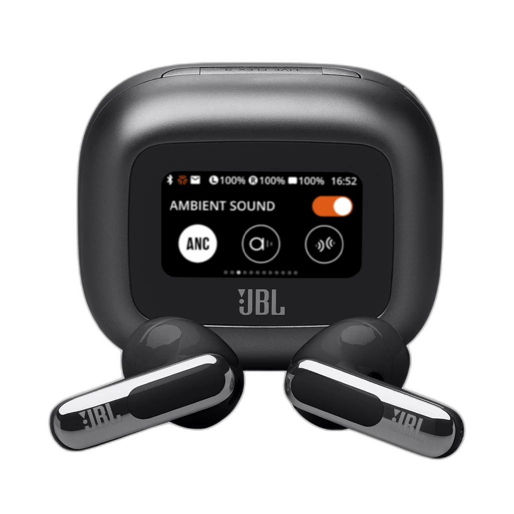 JBL Live Flex True Wireless Noise Cancelling Earbuds (Silver)