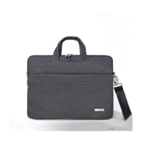 canvasartisan bag laptop Slim L3-C12 Dark Gray 17, Durable And Water-Resistant